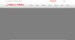 Desktop Screenshot of highwaymarine.com